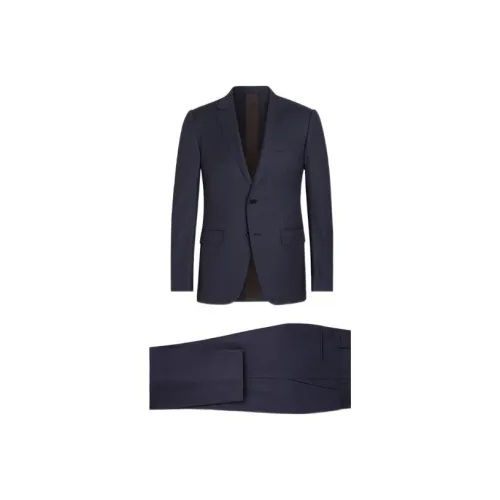 Zegna Костюм Брюки Комплект Мужской Полуночный Синий