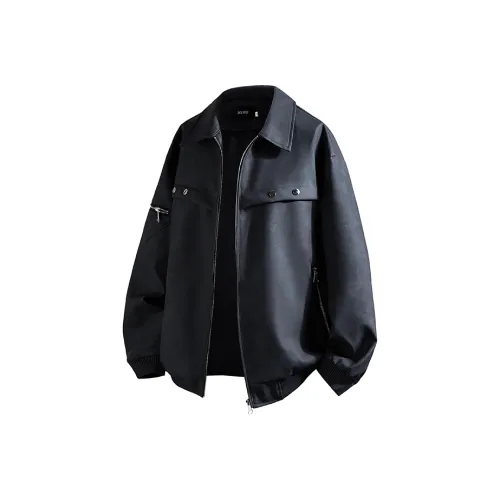 Fakeyoung Кожа Куртка Унисекс