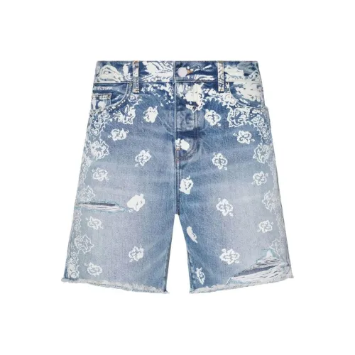 AMIRI Светло-синие мужские джинсовые шорты