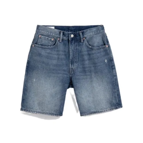 GAP co-brand Blue Men's Denim Shorts GAP co-brand Синие Мужские Джинсовые Шорты