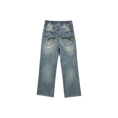 ABLE JEANS Желтый Грязь Синий Мужские Джинсы