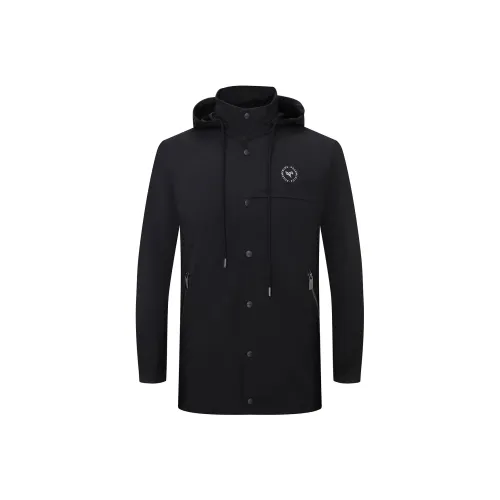 POSEMER Тренчкот Мужской Pure Black