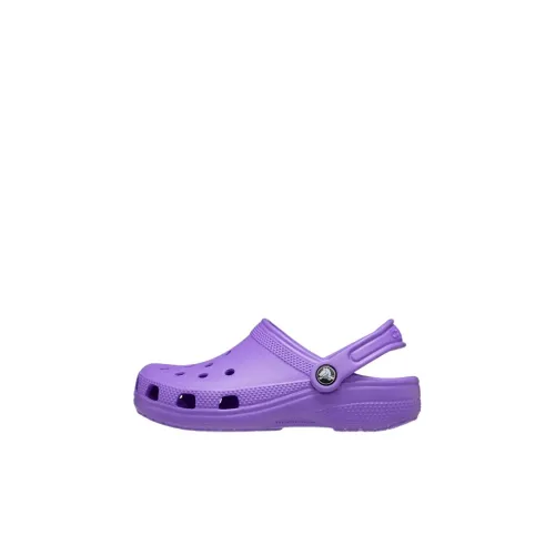 Crocs Classic Clog Slip-Resistant Abrasion-Resistant Низкий Топ Обувь для Малышей Фиолетовый Infant Wa Toddler