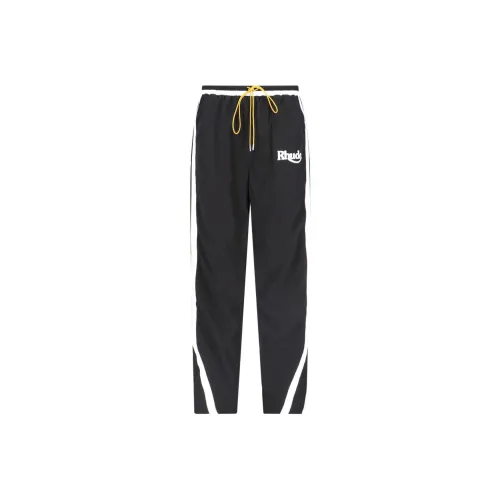RHUDE Мужские Повседневные Брюки Черные