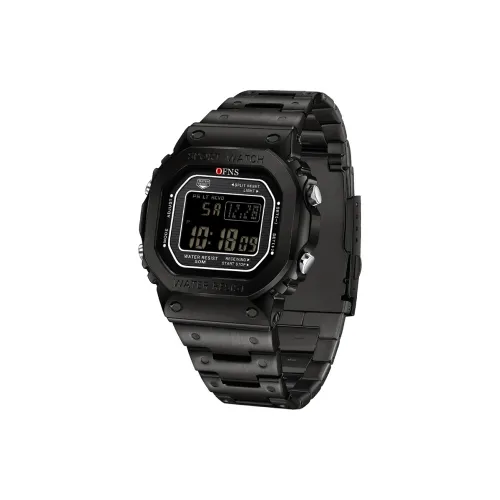 OFNS Электронный Механизм Мужские часы 44мм*44мм*13мм Серебряный