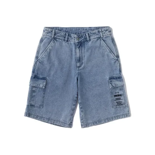 LiNing x Disney Джинсовые шорты Мужские Синие