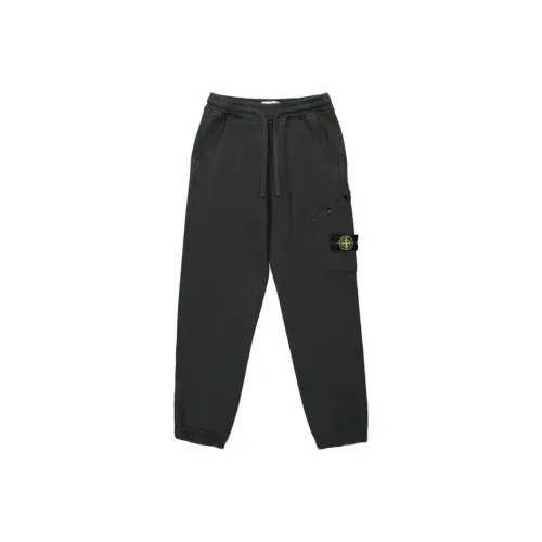 STONE ISLAND Серые Мужские Вязаные Спортивные Штаны