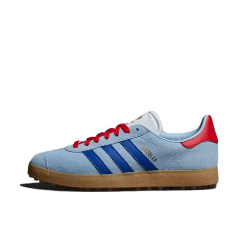 Adidas Originals Gazelle Low Топ Обувь для гольфа Унисекс Синий Красный