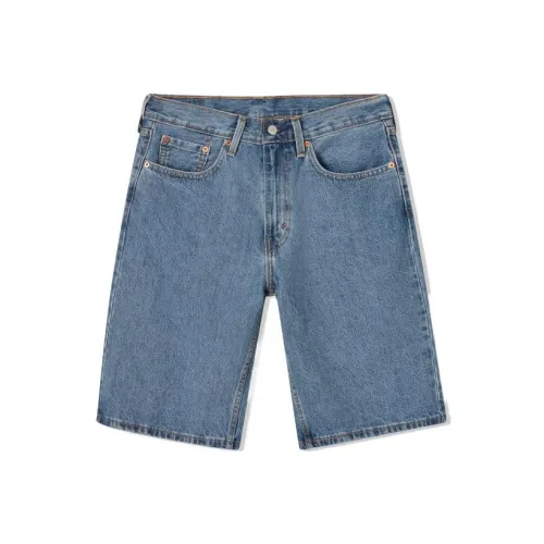 Levis Blue Men's Denim Shorts Левис Синий Мужские Джинсовые Шорты