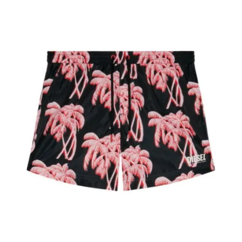 DIESEL Повседневные шорты Мужские Розовые