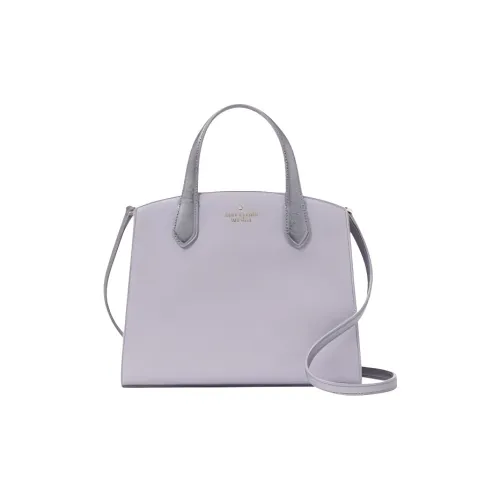 Kate Spade Блестящая Розовая Ткань Сумка Сумка через плечо Сумка через плечо Женская Светло-фиолетовая