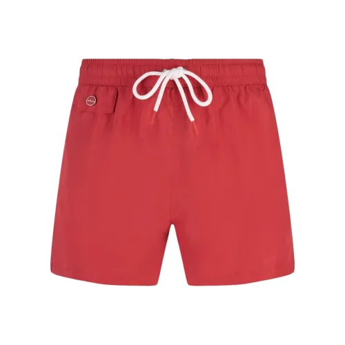 KITON Red Men's Casual Shorts KITON Красные Мужские Повседневные Шорты