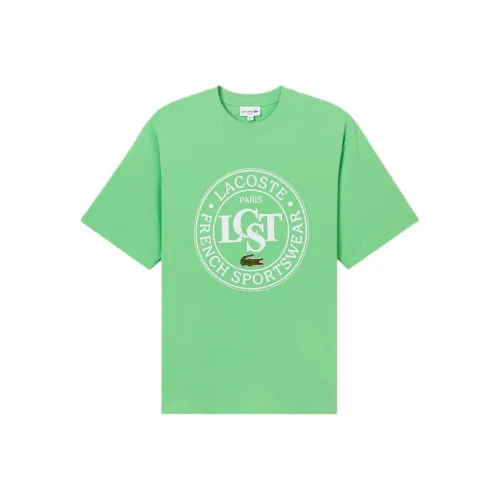 Рубашка T из сотрудничества LACOSTE мужская TTF Лайм Зеленый