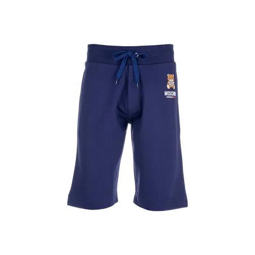 MOSCHINO Blue Men's Casual Shorts MOSCHINO Синий Мужские Повседневные Шорты