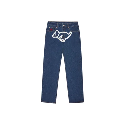 ICECREAM SS25 Джинсы Унисекс Синий
