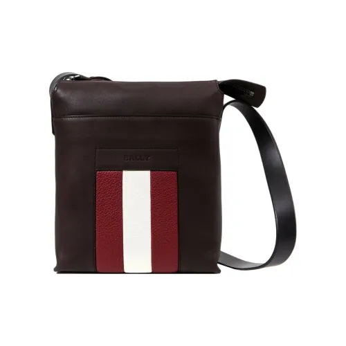 BALLY Кожа Одно плечо Через плечо Курьерская сумка Мужской Кофе