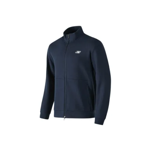 Skechers Basic Activity Collection Sports Life Куртки и пальто Мужской Темно-синий