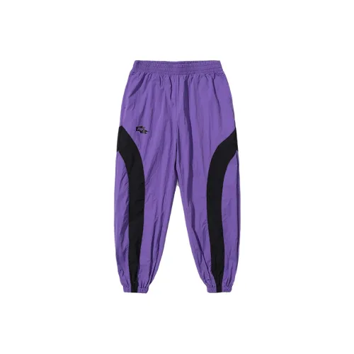 Powolves Фиолетовые Унисекс Ветрозащитные Брюки