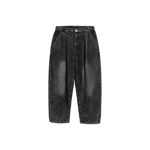 ME DA IGUAL Повседневные брюки Мужские Выстиранные Черные