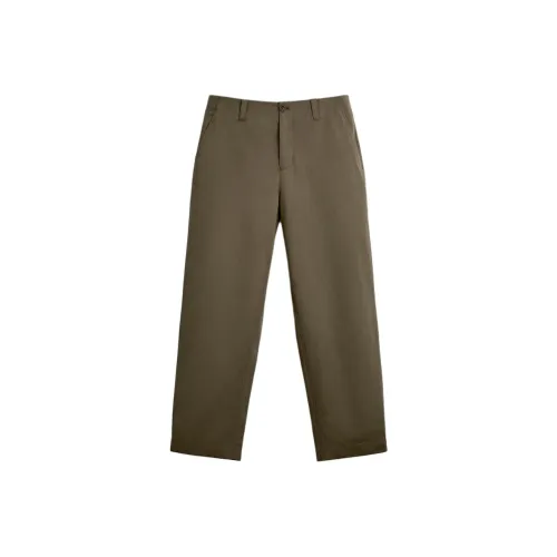 ZARA Мужские брюки коричневого цвета для костюма