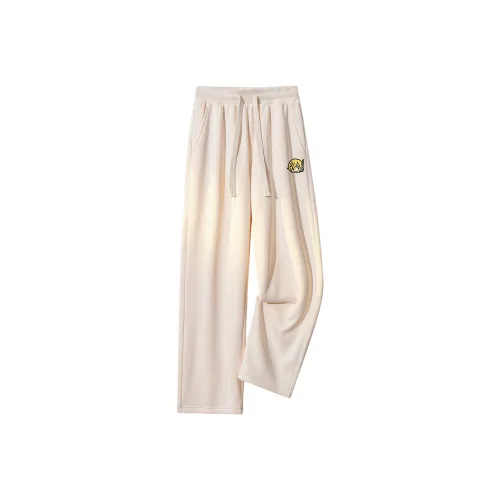 ONE PIECE MID Шов Драпированный Прямой крой Брюки для студентов Мужской Однотонный Базовый