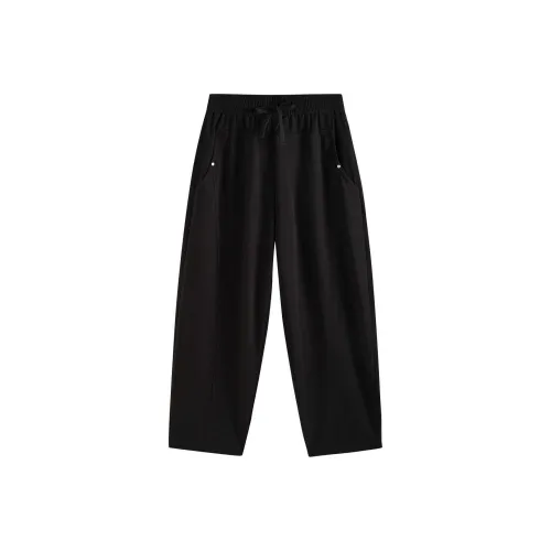 FUN Black Unisex Casual Pants