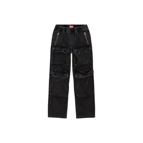 DIESEL Джинсы Мужские Черные Темно-Серые