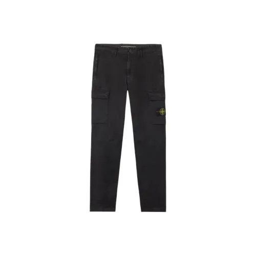 Stone Island SS25 Черные Мужские Карго Брюки