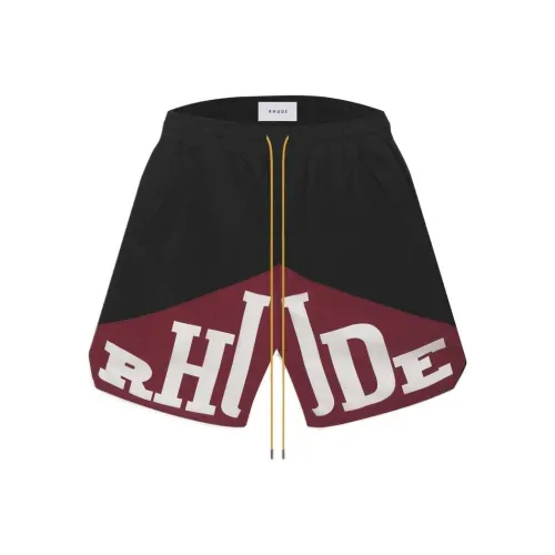 RHUDE Черные Мужские Повседневные Шорты