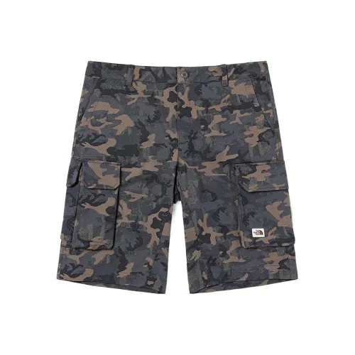 THE NORTH FACE Карго шорты мужские синий серый камуфляж