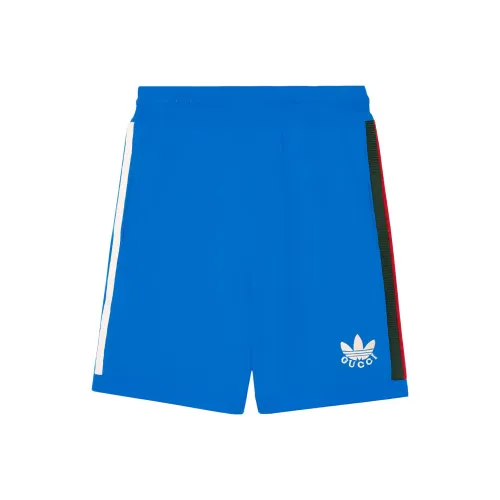 GUCCI X ADIDAS Originals GUCCI X ADIDAS Collaboration SS22 Повседневные шорты Унисекс Синий