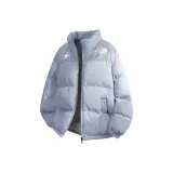 Light Blue (Тяжелый улучшенный однотонный хлопковый пуховик)