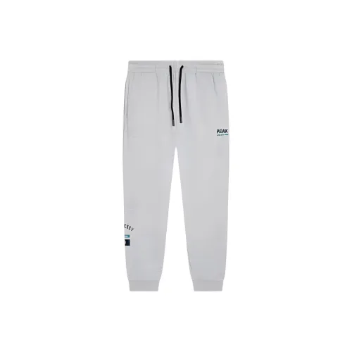 PEAK Вязаные тренировочные брюки мужские светло-пшеничный серый