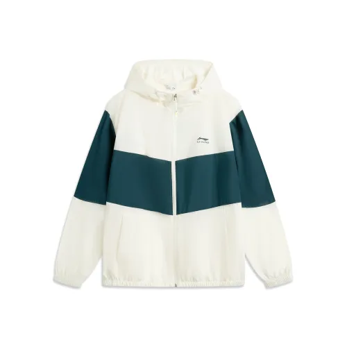 LINING Тренчкот Унисекс Айвори Риф Зеленый