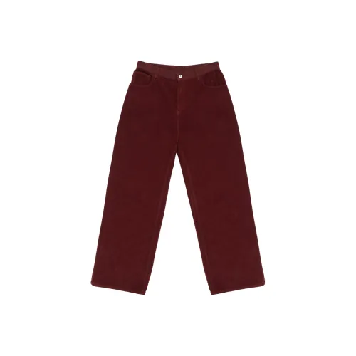 Marcelo Burlon Red Men's Casual Pants Marcelo Burlon Красные Мужские Повседневные Брюки