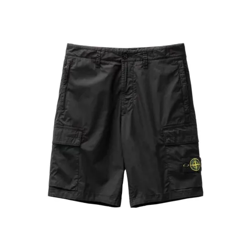 Stone Island Черные Мужские Повседневные Шорты