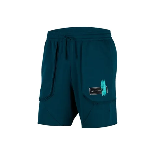 Nike Dri Fit Павлиний Зеленый Мужские Повседневные Шорты