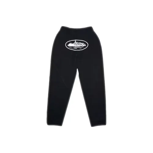 Corteiz Co-brand Черные Мужские Повседневные Штаны