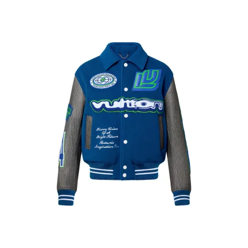 LOUIS VUITTON Куртки и пальто Мужской Серый Синий