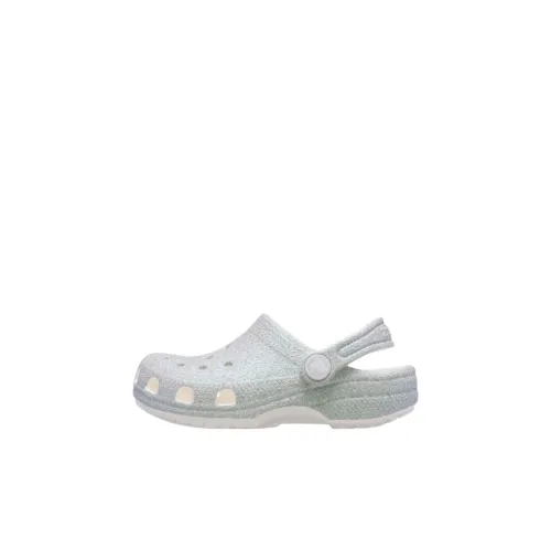 Crocs Classic Clog Slip-Resistant Abrasion-Resistant Низкий Топ Обувь для малышей Серебряный Infant Wa Toddler