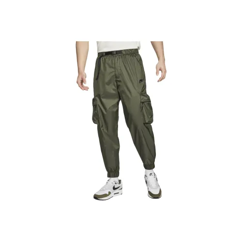 nike Tech Повседневные брюки Мужские Армейский зеленый