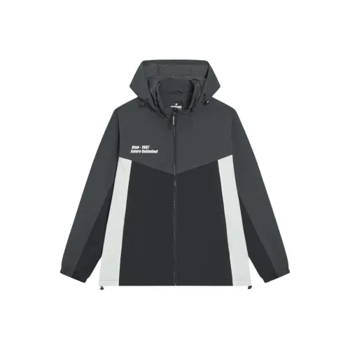 XTEP Тренчкот Мужской Horn Серый Jet Черный