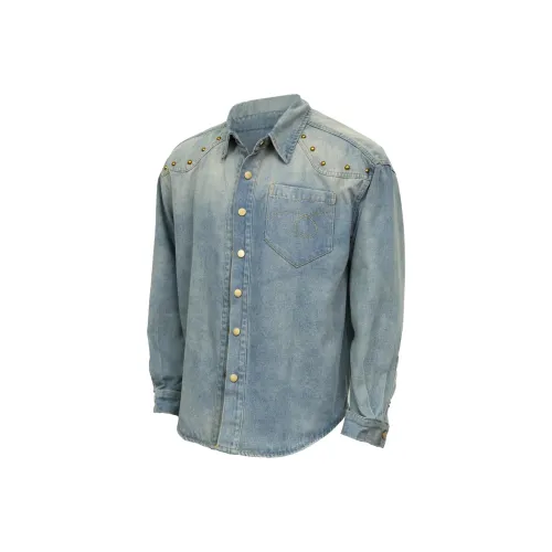 Pirkadat Синие Унисекс Рубашки