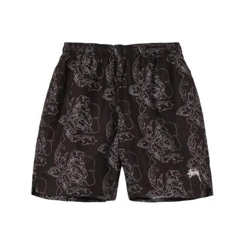 Stussy Черные Унисекс Повседневные Шорты