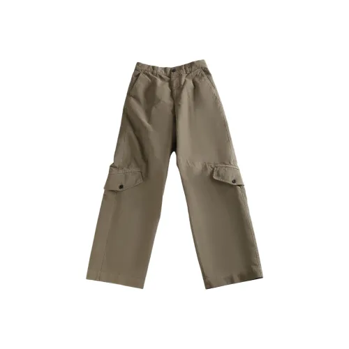 DRIES VAN NOTEN Gray Мужские Карго Брюки