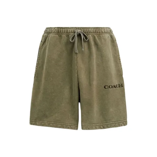 COACH SS24 Повседневные шорты Мужские Зеленые