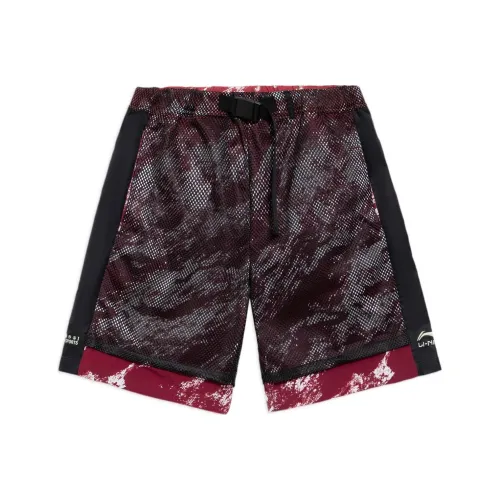 LINING Повседневные шорты Мужские Deep Burgundy