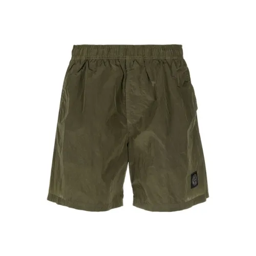 STONE ISLAND Зеленые Мужские Повседневные Шорты