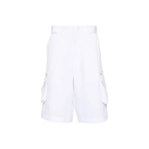 PRADA SS24 Карго Шорты Мужские Белые