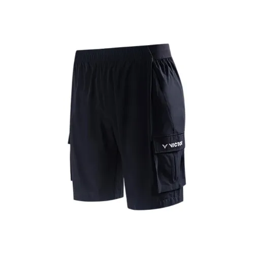 VICTOR Карго Шорты Унисекс Черные